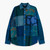 JOURNEY SHIRT Shining Wash Cotton Printed Patchwork Long Sleeve Collar Shirt w/ Front Chest Pocket