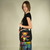 Grateful Dead Cotton Square Shoulder Bag w/ 3 Pockets, Tie Dye Fringe, Adjustustable Strap & GD Bear Print