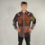 FOUR WINDS SHIRT Cotton & Solid Patchwork Long Sleeve Button Up Western Shirt w/ Front Pocket & Bolt & Spaced Out SYF