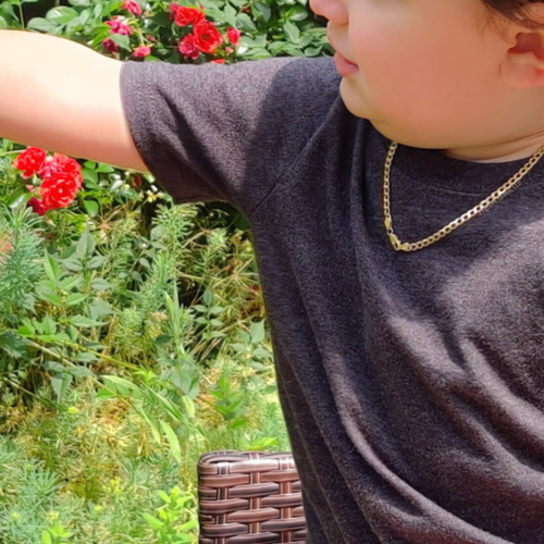 Real Solid Gold Kids' Cuban or Figaro Chain Necklace