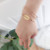 Oval ID Bangle Gold Steel
