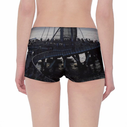 puerto vallarta moonlit muelle de playa los muertos yoga shorts