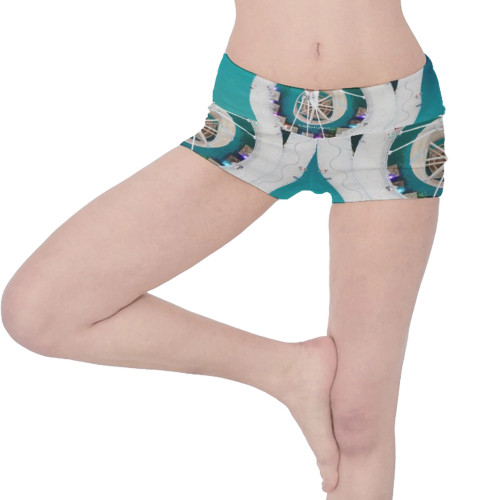 muelle arriba puerto vallarta yoga shorts