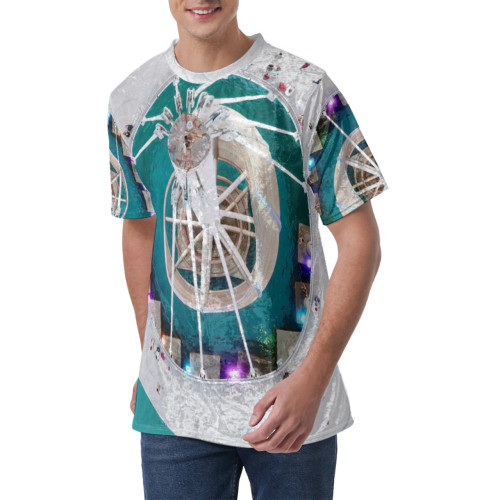 puerto vallarta muelle arriba aerial pier view velvet t shirt