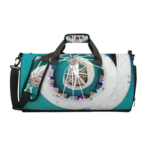 puerto vallarta muelle arriba aerial pier view sport duffle bag