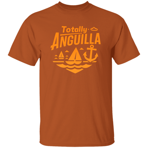 Totally Anguilla Anchors Away Sunset Sail Tee