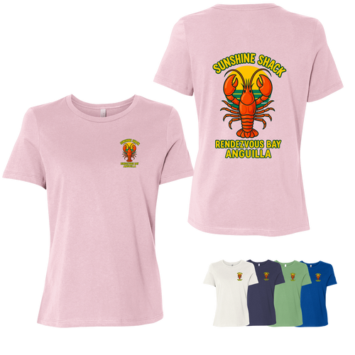 Sunshine Shack Lobster Womens Tee – Rendezvous Bay Anguilla