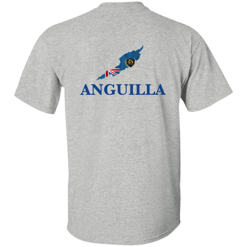 Anguilla Island Crest Map Tee – Heritage Souvenir T-Shirt