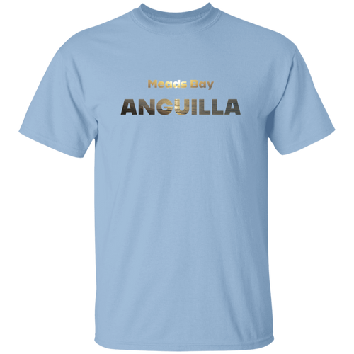 Meads Bay Anguilla Gold Horizon Letter Tee