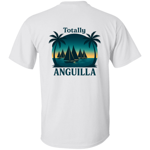 Totally Anguilla Sunset Sail Tee – Classic Island Souvenir