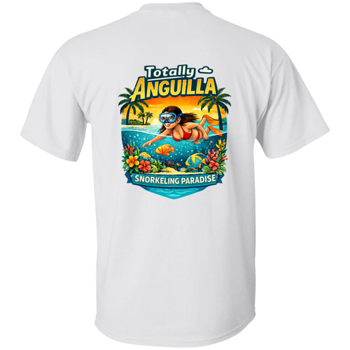 Totally Anguilla Snorkeling Paradise Tee – Caribbean Reef Edition