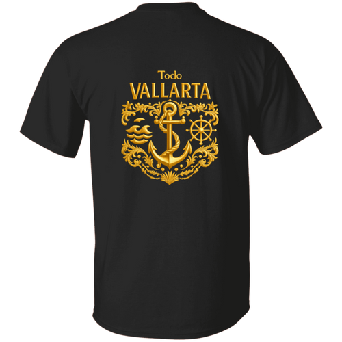 Todo Vallarta Golden Anchor Crest Puerto Vallarta T-Shirt