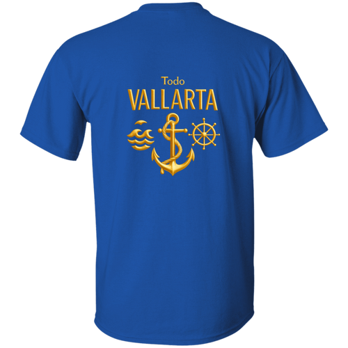 Todo Vallarta Golden Anchor Emblem Tee – Puerto Vallarta Mexico
