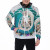 muelle arriba puerto vallarta round pullover hoodie