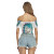muelle arriba puerto vallarta cold shoulder top