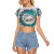 muelle arriba puerto vallarta crop top