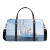 sail away ocean sailboat print duffle bag
