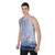 puerto vallarta velvet tank top with all over print of sailing yacht