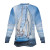 sail away ocean sailboat print long sleeve crew neck shirt