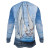sail away ocean sailboat print long sleeve crew neck shirt