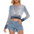 sail away ocean sailboat print sheer mesh long sleeve top sail away ocean sailboat print sheer mesh long sleeve top