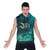 deep dive sleeveless zip front hoodie with underwater photo of scuba diving
