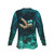 deep dive long sleeve rounded neck shirt with underwater scuba photo