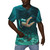 deep dive short sleeve v neck shirt with underwater photo of scuba diver