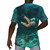 deep dive short sleeve v neck shirt with underwater photo of scuba diver