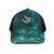 deep dive trucker hat with underwater photo of scuba diver