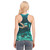 deep dive cotton racer tank with underwater photo of scuba diver
