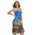 puerto vallarta cami dress fantasea printed with underwater photo of fish and coral