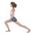 fantasea coral reef print yoga shorts