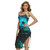 puerto vallarta subaquatic cami dress printed with underwater photo of scuba diver