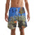 fantasea coral reef mens swim trunks