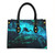 Subaquatic water and sand resistant handle tote printed with underwater photo of a scuba diver