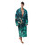 heavy fleece robe printed with underwater photo of scuba diver