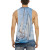 sail away ocean sailboat print long muscle tank top