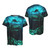 round neck t shirt with all over underwater photo of scuba diver