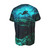 round neck t shirt with all over underwater photo of scuba diver