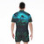 mens rompers printed with a photo of a scuba diver underwater