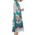 muelle arriba puerto vallarta satin kimono robe