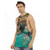 muscle tank top printed with photo of the anguilla arch