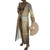 long chiffon robe printed with photo of meads bay anguilla