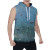 island harbour anguilla sleeveless zip front hoodie