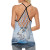 sail away ocean sailboat print criss cross top