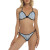 sail away ocean sailboat print string bikini