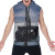 puerto vallarta moonlit muelle de playa los muertos sleeveless zip front hoodie