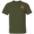 Olive green Papa Bear Pride Trap Tee featuring a subtle front chest crest inspired by bear pride culture.