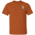 Front view of the Woof Cool Bear Graphic Tee on a rust-colored shirt with a subtle chest graphic.